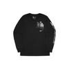 Nike X Mlb Logo Print Crewneck Sweatshirt Kids Sweatshirts Black DX5249-010