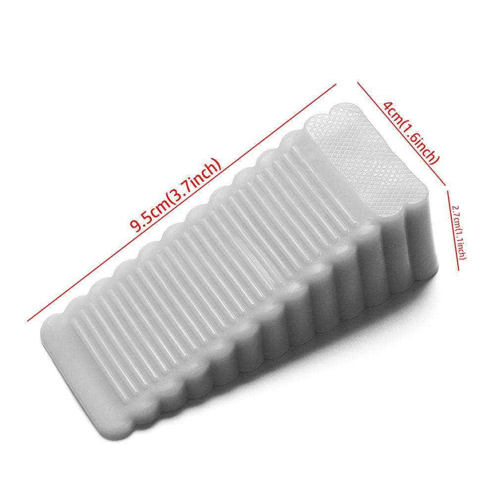 Home Non Punching Self Adhesive Floor Block Door Wedge Door Stopper Wall Protector