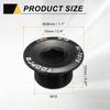 uxcell 2 Piece Set Bicycle Crank Cover Screw M18 Aluminum
