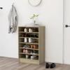 VidaXL Shoe Cabinet Sonoma Oak 60x35x92 Cm Chipboard