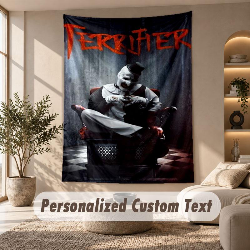 Wall Hanging Tapestry Art Cloth Bedroom Room Background DecorTerrifier Art the Clown