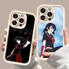 Akame Kurome Thicken TPU Mobile Phone Case for iPhone 17 16 15 14 13 12 11 Air Pro Max Plus Colorful Cover