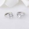 Женские корейские модные противоаллергенные 925 посеребренные мини-милые простые серьги-кольца, женские украшения для ушей, серьги, подарки на Рождество