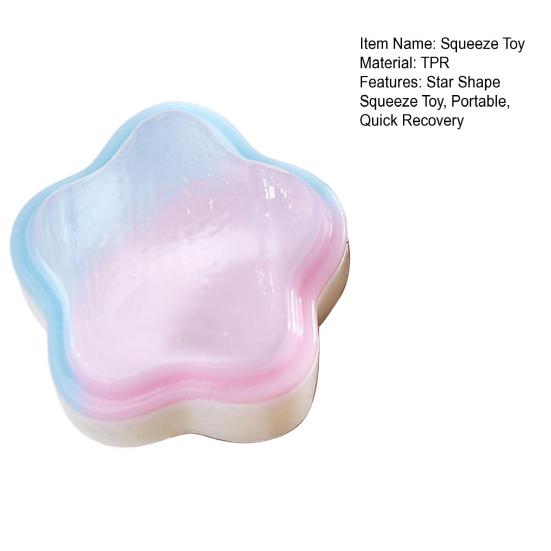Портативный сжимаемый мяч в форме звезды, игрушка-сжиматель для рук, игрушка-сжиматель для снятия стресса для взрослых и детей, школ, офисов