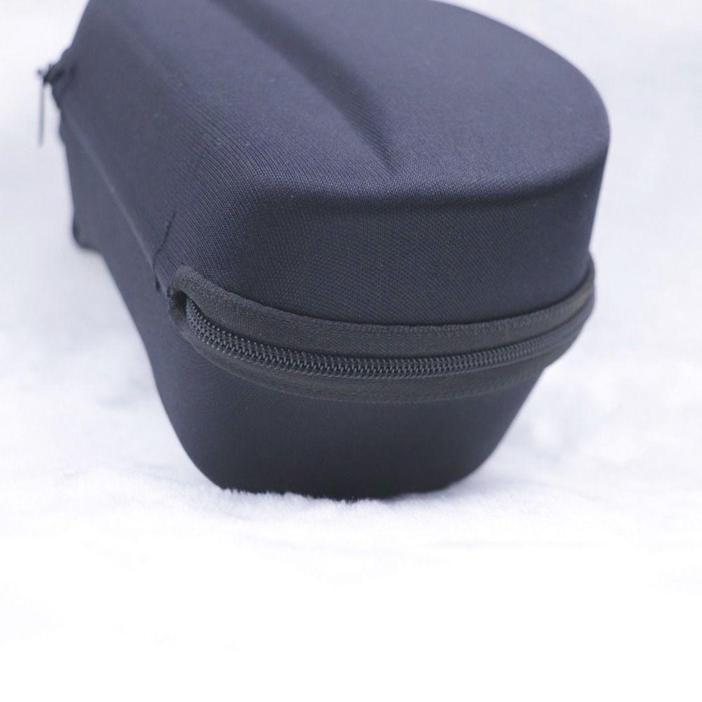 Practical Anti-Shock Ski Goggles Case Zipper Black Goggle Protector Case Hard Shell Bag Ski Eyewear Case