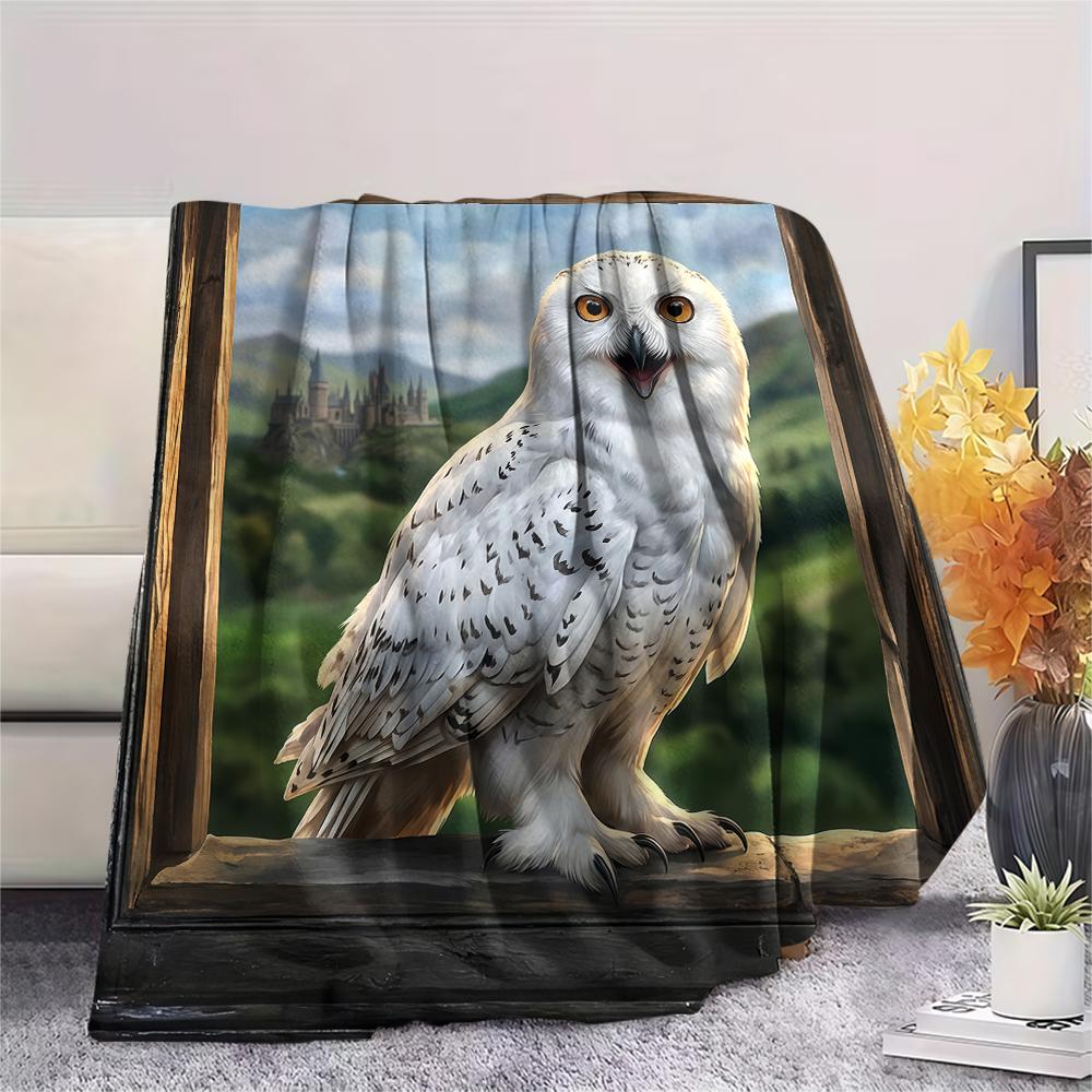 Window animals Print Flannel Blanket,High quality Comfortable for All Seasons,Home Decor,Warmth and Comfort,Perfect for Christmas Gifts
