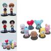 Изысканный набор из 7 фигурок звезд K-pop группы Bangtan Boys для уникального декора
