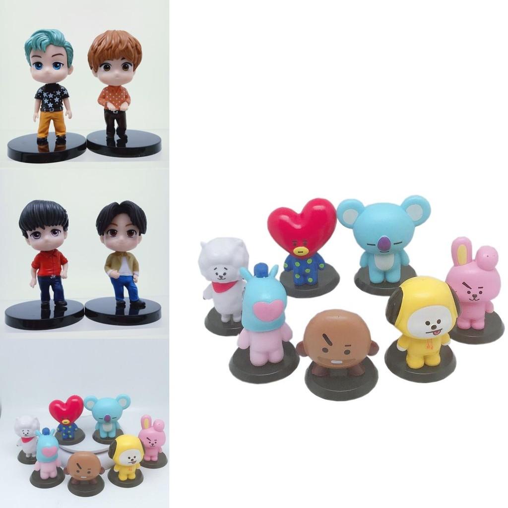 Изысканный набор из 7 фигурок звезд K-pop группы Bangtan Boys для уникального декора