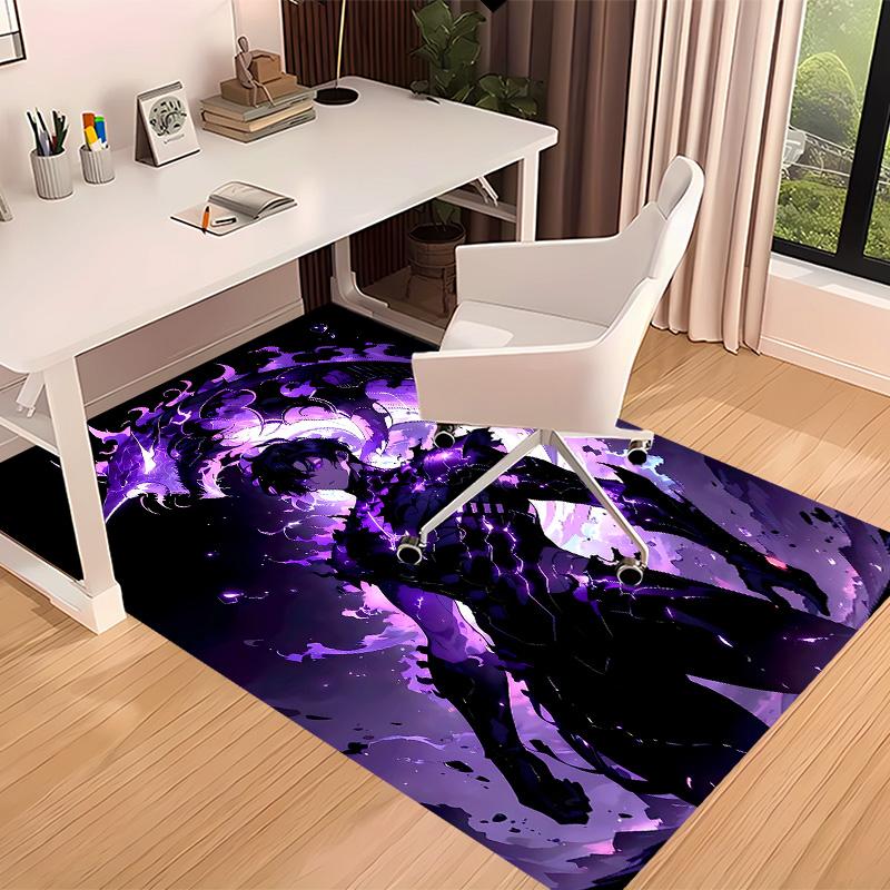 Solo Leveling Sung Jin-woo Printed Absorbent Washable Carpet, Non-Slip Bathroom Mats, Kitchen Rugs, Yoga Mat,Living Room Entrance, Camping Picnic Rugs
