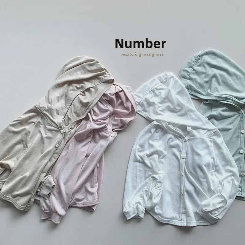 Детский легкий летний солнцезащитный кардиган в корейском стиле