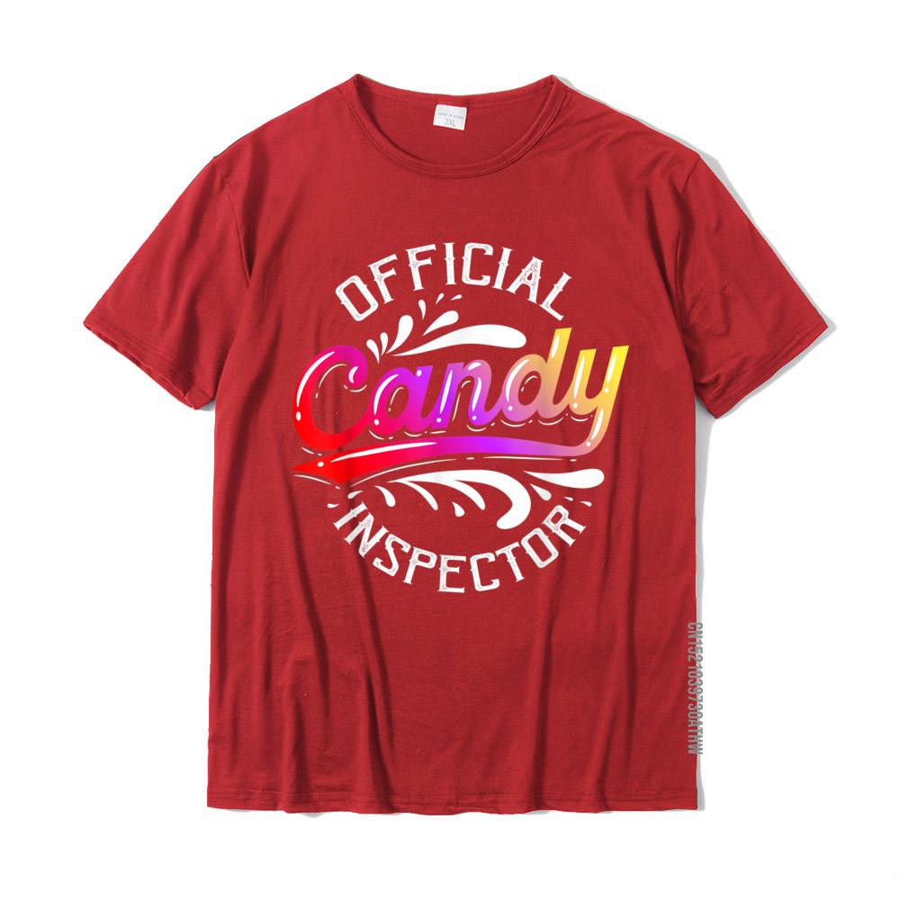 Funny Halloween Retro Vintage Candy Inspector Costume Tshirt Casual Tops Tees Cotton Unisex Top Tshirts Casual Prevailing