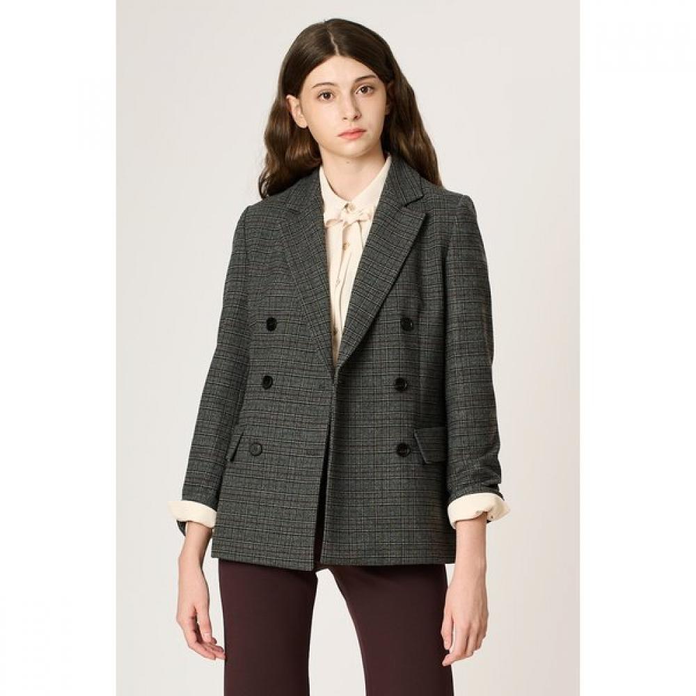 BCBG Проверить двубортный пиджак B3f8j130