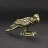 Винтажные фигурки орлов из чистой латуни, украшения для дома и сада, украшения для офисного стола, домашний декор, поделки, миниатюры для сказочного сада