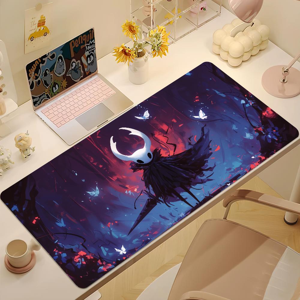 Игровой Коврик для Мыши HHollow Knight Настольный Коврик Большой Нескользящий Необтрепывающийся Клавиатура Эргономичный Офисный Резиновый ПК Домашний Индивидуальный
