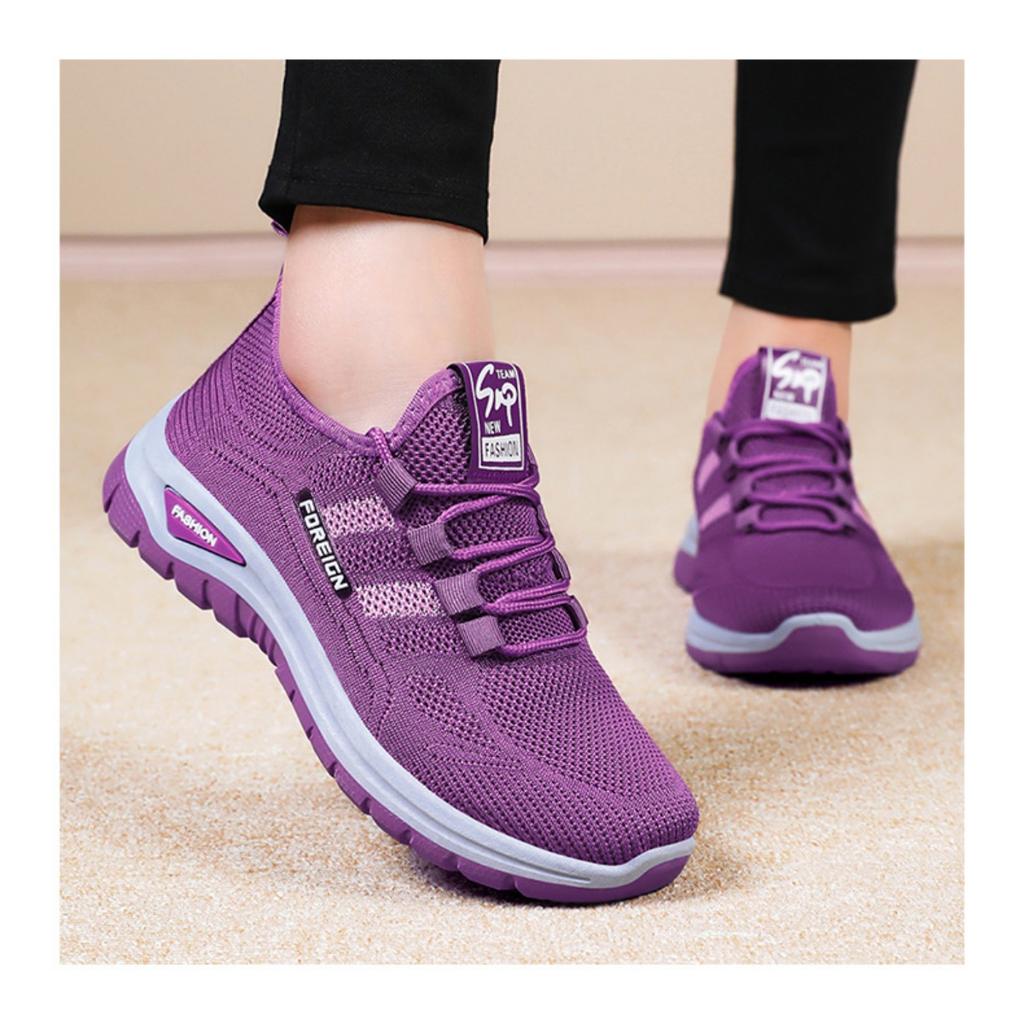 Women's Summer New Outdoor Breathable Mesh Shoes Fashion Casual Shoes Women's Shoes Low Cut Women's Sports Single Shoes