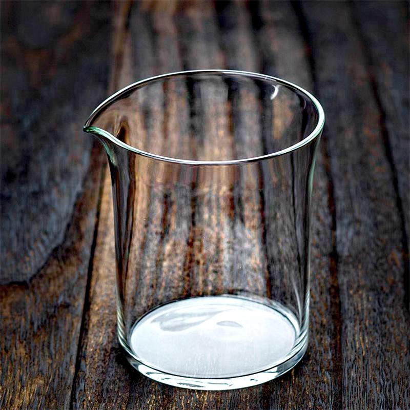 230ML Heat Resistant Glass Fair Cup Pitcher Tea Pitcher with Gooseneck Spout for Even Pouring Chinese Kung Fu Tea Set Accessory