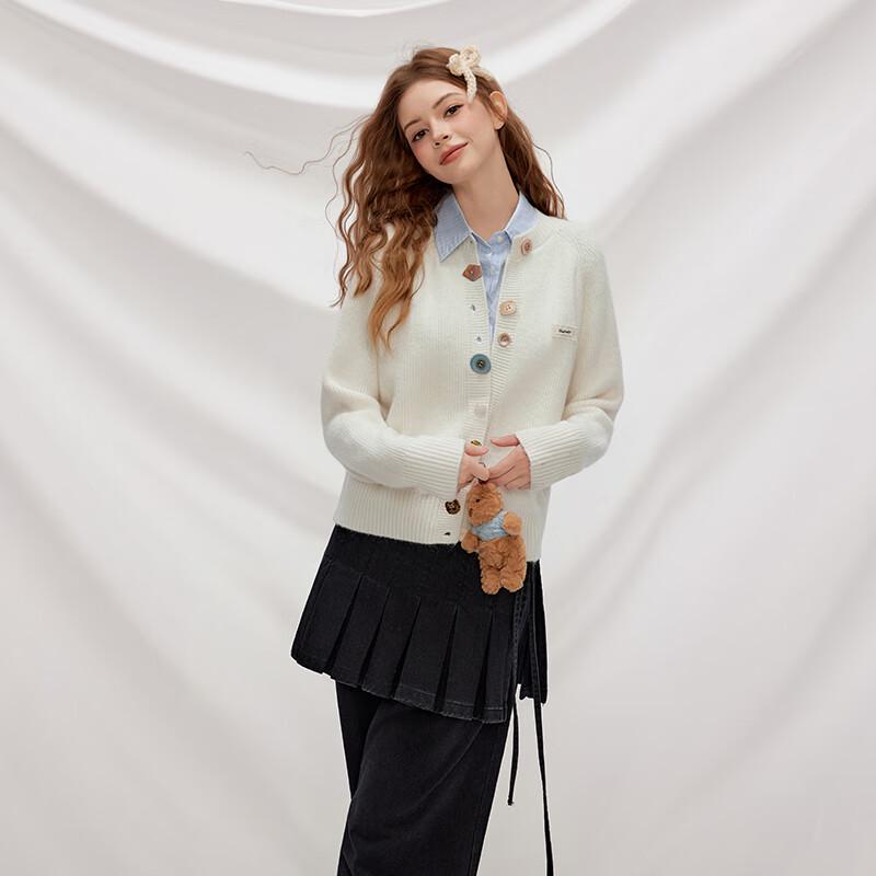 unifree Women's Loose Knit Cardigan Sweater