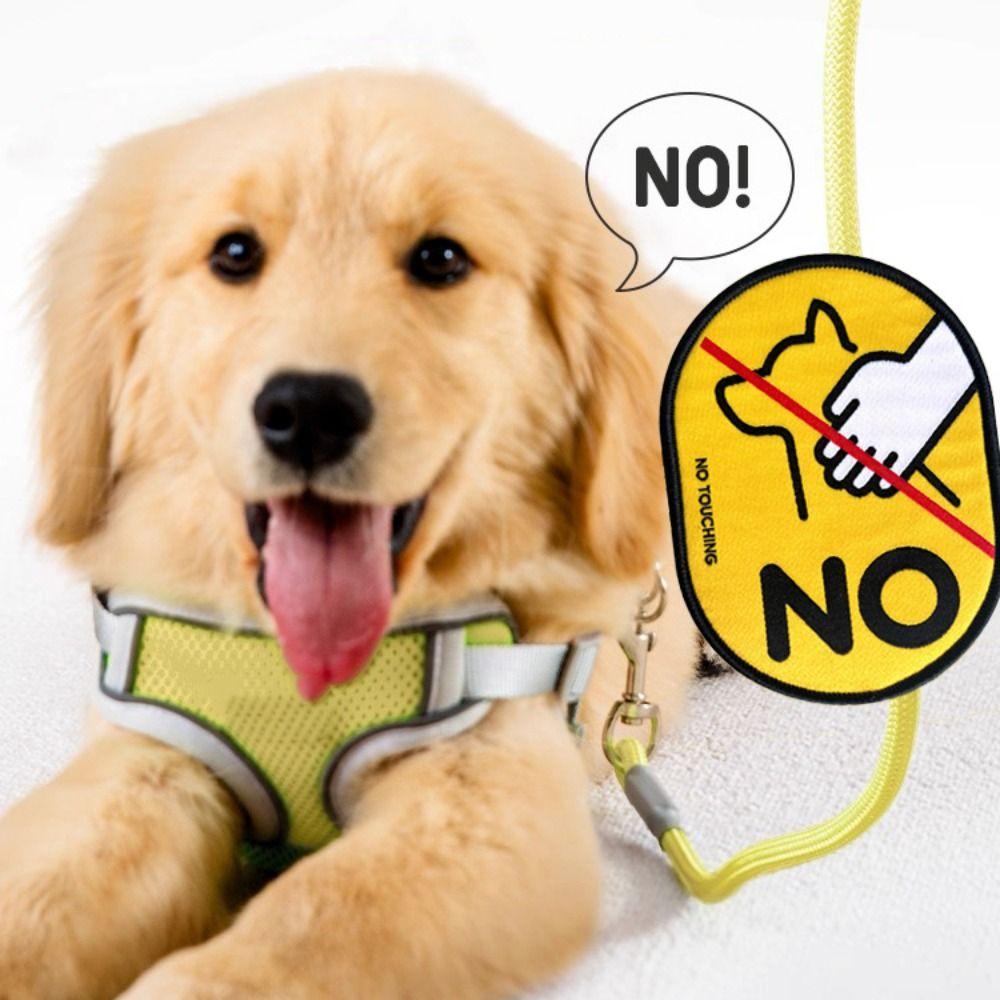 Waterproof Pet Social Stickers Cartoon Decorative Dog Social Reminder Sticker Double-sided Dog Identity Decals Pet Gatherings