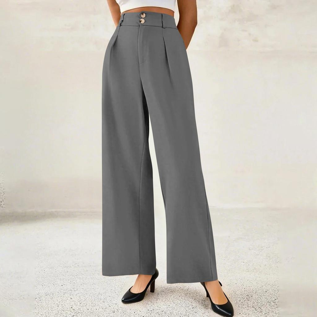 Женские модные драпированные брюки премиум-класса с широкими штанинами