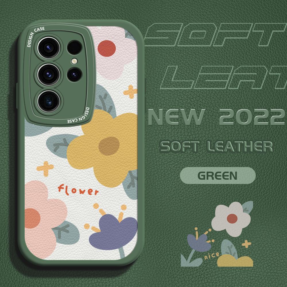 Милый чехол из искусственной кожи для Vivo V23E Y15 Y91 Y51 OPPO A9 Reno8 6 Realme 10 Pro C21 C12 C15 C35 Huawei Nova 7i P30 Lite Infinix Hot 10S, чехол для телефона