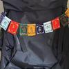 Tibetan Prayer Flags Small Backpacks Decors Colorful Buddhist Blessing Ornament Suitable for Hiking Camping Travel Present