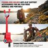 Fishing-Rod Holder Anti-Slip Support Accessories For Big Fish Rods Durable And Portable