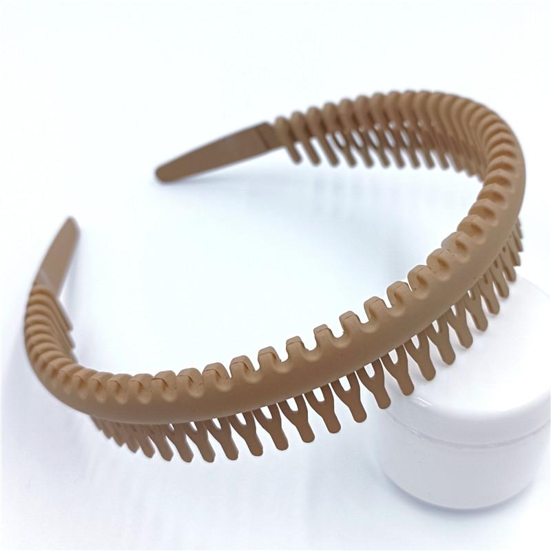 Модный обруч для волос для женщин и девочек, головные уборы, нескользящие повязки на голову, повязки для волос с зубцами, аксессуары для волос, высококачественная очаровательная новая модная повязка на голову