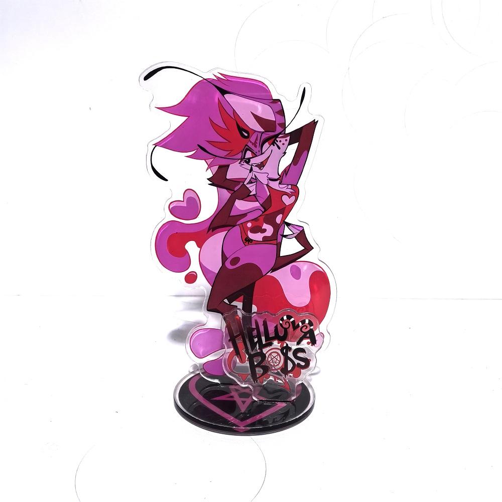 15СМ Фигурка Hazbin Hotel Helluva Boss Стенд Акриловые Фигурки Вагги Настольная Подставка Фигурка Набор Украшений Подарки