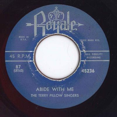 7-дюймовая пластинка TERRY PILLOW SINGERS - Abide With Me 45236 ROPYALE US Folk Б/у