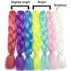 Luminous Braid Realistic Shining In The Smooth Glowing Anti-slip Long Dark Decorative Role-playing Prop Synthetic Jumbo Dirty