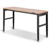 VEVOR Adjustable Workbench, 907 kg Capacity, 155 x 51 cm Heavy Duty Work Bench with 68.8-91.4 cm Height Adjustment