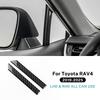 Real Soft Carbon Fiber Sticker For Toyota RAV4 XA50 2019 2020 2021 2022 2023 2024 2025 LHD RHD Car A-pillar Decorative Strip