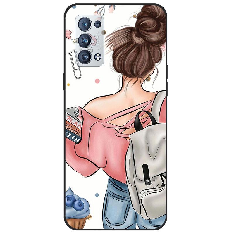 For Oppo Reno 6 Pro 5G CPH2247 Case Silicon Back Cover Phone Case For Oppo Reno 6 Pro 5G CPH2247 Cases Reno6 Pro Soft bumper