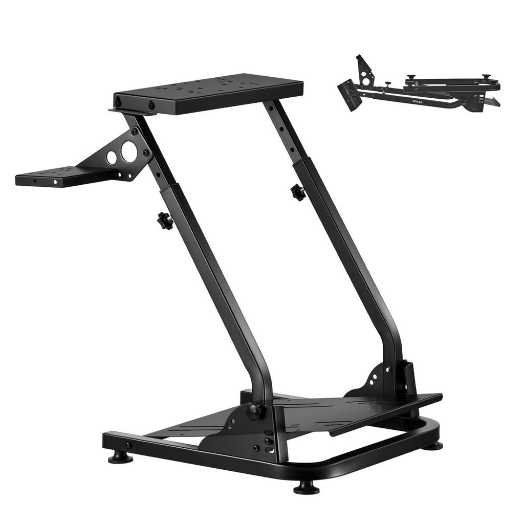 Racing Wheel Stand, Adjustable & Foldable Simulator Stand for Logitech G29 G27 G920 G923, Thrustmaster T300RS T300GT T248 TS-PC TSXW Gaming