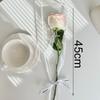 50pcs Ins Style Single Rose Sleeves Transparent Floral Material Packaging  Graduation Season
