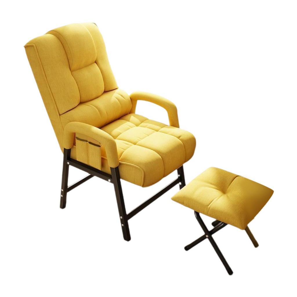 Folding Reclining Chair Adjustable Backrest Executive Chair Lazy Sofa Chair Comfortable Gaming Chair Desk Chair Office Chair