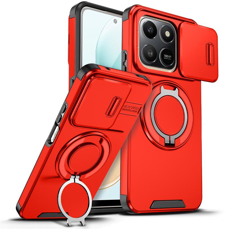 Для Honor 400 Smart 5G X7D X8D Защитная крышка-броня с защитой объектива камеры-слайдера Funda Для Honor X5C Plus Защитные бамперы военного класса Чехол с кольцом
