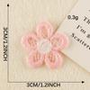 Cartoon Flower Embroidery Stickers and Patches for DIY Handbooks, Jewelry, Brooches, Hair Accessories, and Clothing