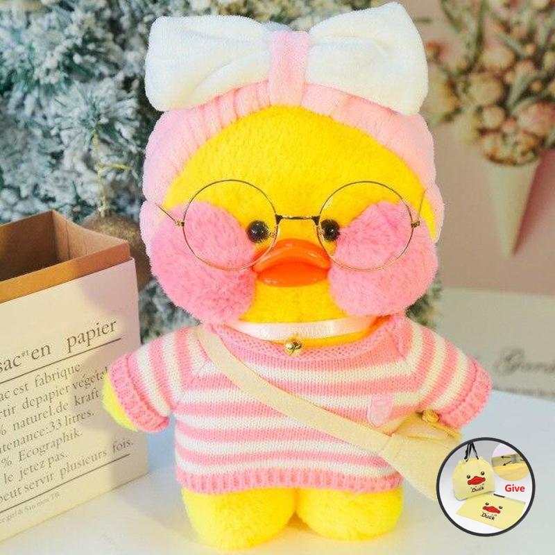 Kawaii 30 см Plushie Lalafanfan желтая утка животное плюшевые мягкие игрушки для девочек детская милая кукла подарок на день рождения/Рождество