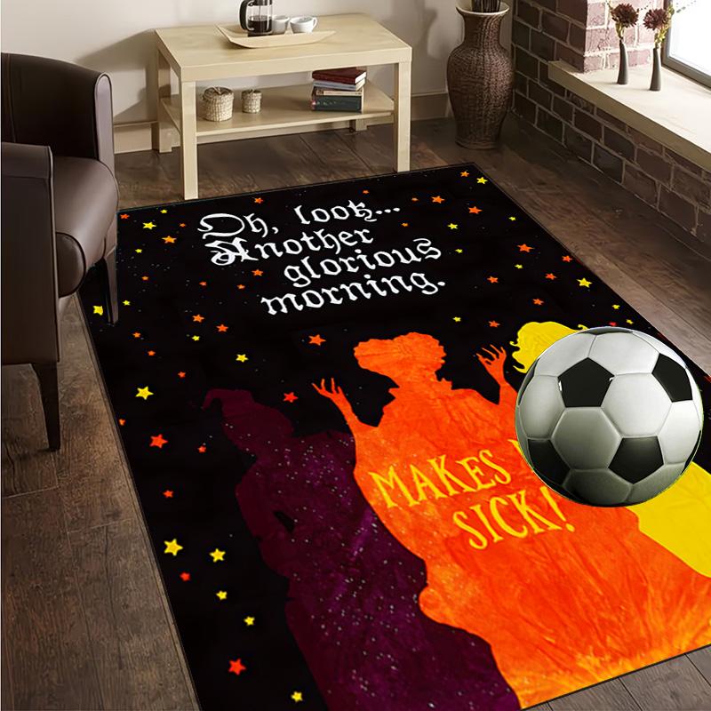 Magical Three Witch Rug Office Carpet Non-Slip Mat, Chair Rug Floor Covering for Gaming, Bedroom, Living Room , Home Decor Christmas Gift