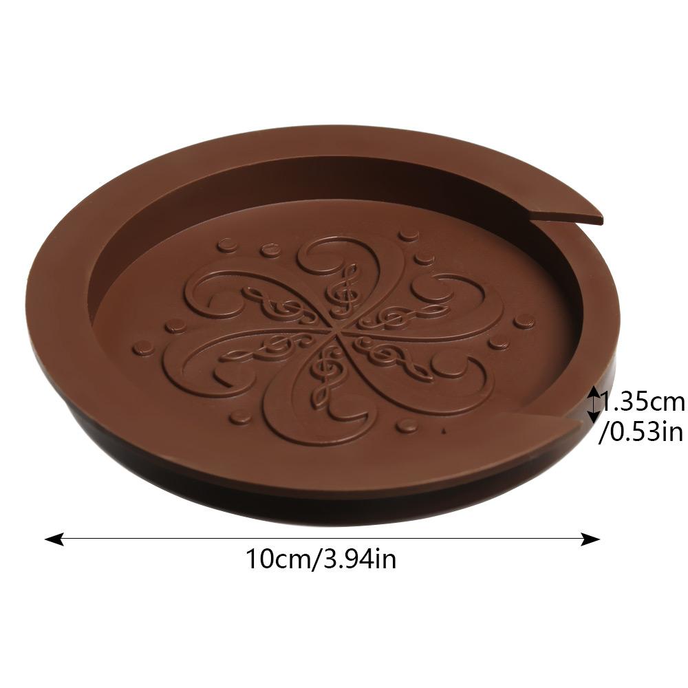 Аксессуары для гитары Силиконовая акустическая черная крышка резонаторного отверстия Буферный блок Заглушка Слабый звуковой инструмент