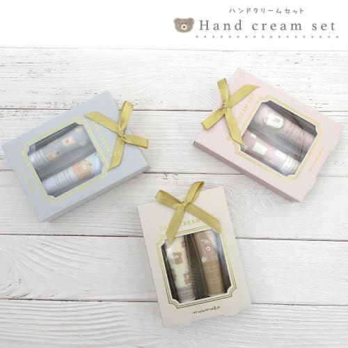 Mocomocha Hand Cream Set, Milk Tea, 89044. This hand cream set is a perfect gift for anyone looking for cosmetics, skincare, and a beautiful fragrance