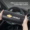 sdwp2 Car Seat Headrest Neck Pillow Carbon Fiber Tire Valve For Chevrolet Spark Captiva Cruze Malibu Equinox Trax