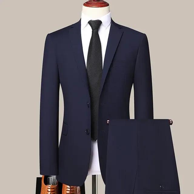 Men's Fashion Business 3-piece Suit Men's High-quality Suit Business Professional Youth Office Worker Formal Dress Suit