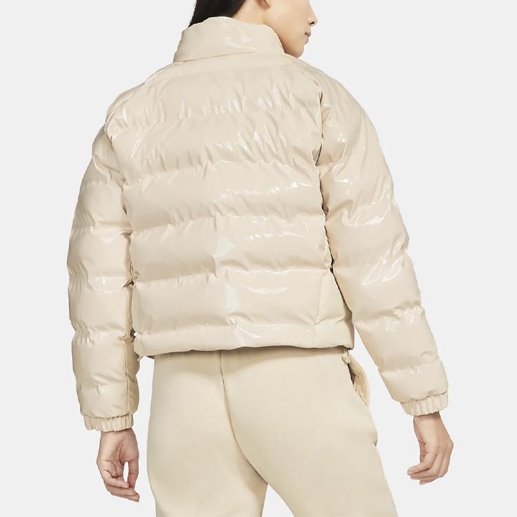 Nike Пуховик Зимний Женский Бежевый CU6713-140