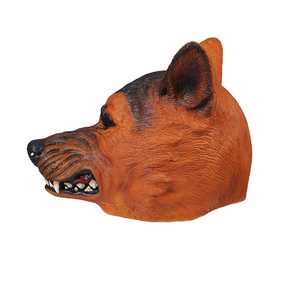 Сибирский хаски, маска для головы собаки, немецкая овчарка, костюм на Хэллоуин, аксессуары для косплея