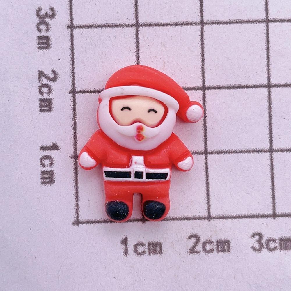 20pcs Santa Claus Phone Case Patch Mini Resin Accessories New Year Gifts