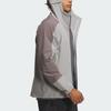 Adidas Куртка Wind.Rdy Softshell с капюшоном, цветной логотип, спортивная куртка для активного отдыха, мужская куртка, ледяной серый IP0732