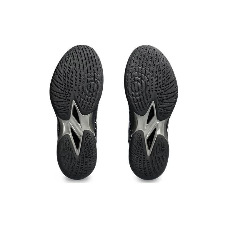 Asics Gelhoop V16 черные чисто серебряные мужские кроссовки 1063A078-001