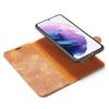 Для Samsung Galaxy S21 5G DG.MING Кожаный чехол-книжка с текстурой Crazy Horse, съемный, на магнитах, с подставкой, слотами для карт и кошельком